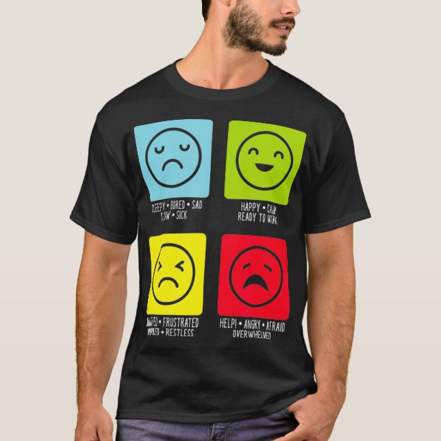 Camiseta SLP SLPA de autorregulação para voz Autismo ABA (Frente)