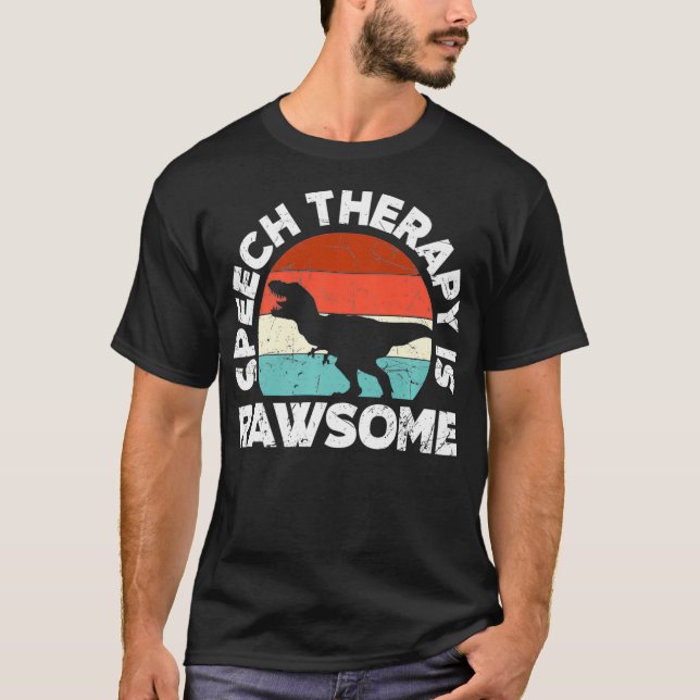 Camiseta SLP, SpeechLanguagePatologista, SpeechTherapist, S (Frente)