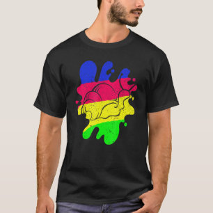 Camiseta Slug Gastropod Caracol Caracol Animal Colorida