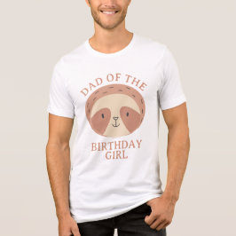 Camiseta Slumberkins Sloth Dad of the Birthday Girl