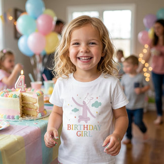 Camiseta Slumberkins Unicórnio Menina de Aniversário