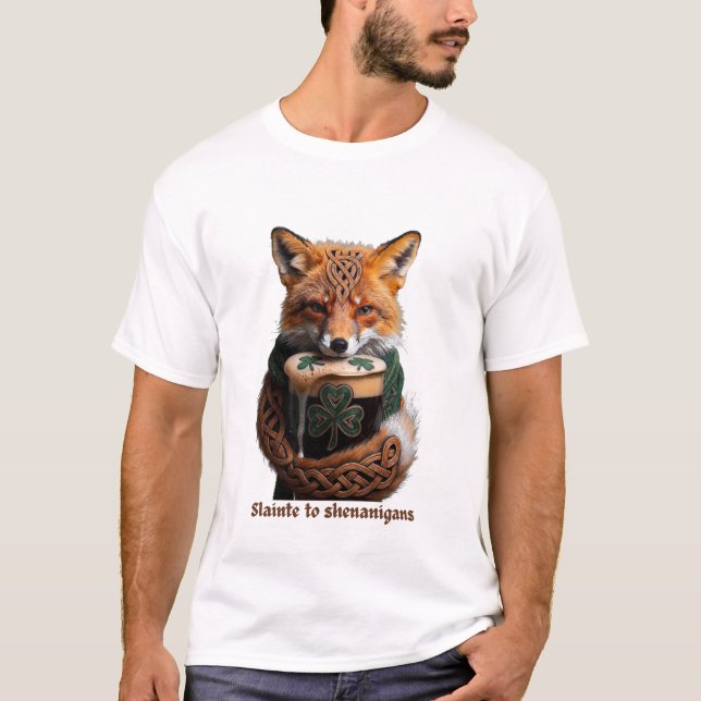 Camiseta Sly Emerald Fox Toast  (Frente)