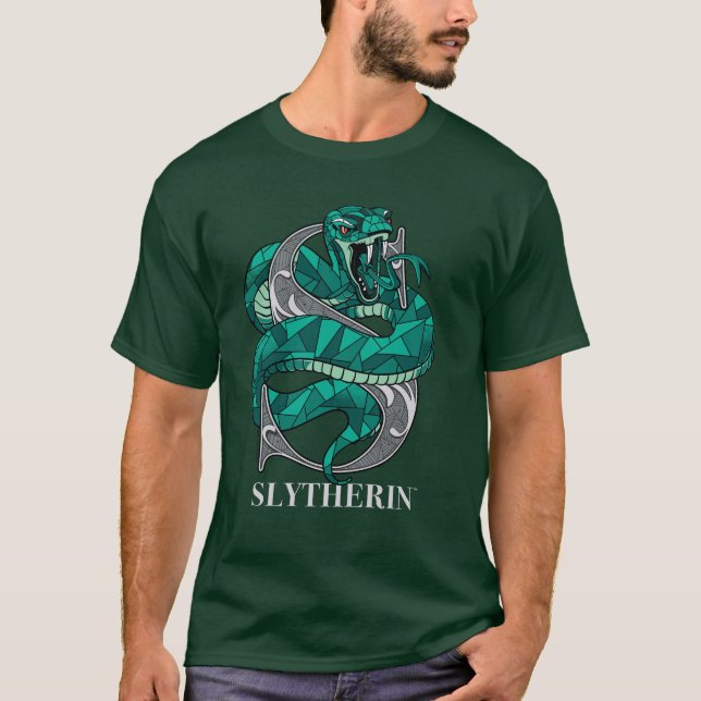 Camiseta SLYTHERIN™ Crosshatch Emblem (Frente)