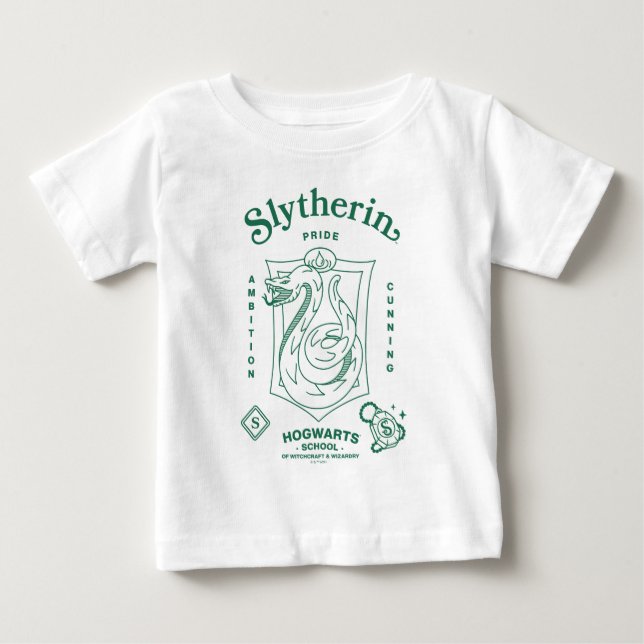 Camiseta SLYTHERIN™ Pride Ambition Cunning Crest (Frente)