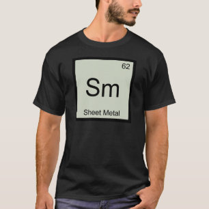 Camiseta Sm - Chaparia Símbolo de Elemento Químico Engraçad