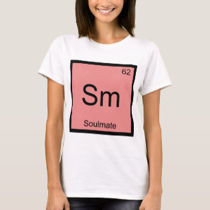 Camiseta Sm - Símbolo de Elemento Químico Engraçad