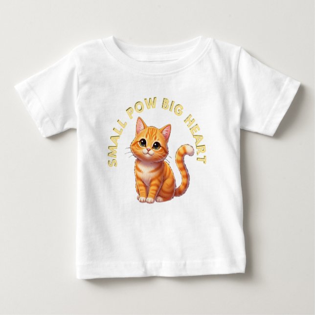 Camiseta Small Paws, Big Heart (Frente)