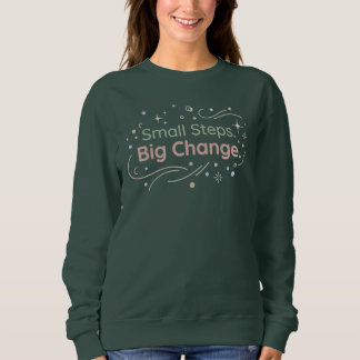 Camiseta Small Steps Big Change Soft Pastel Motivational