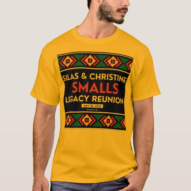 Camiseta Smalls Legacy Reunion, Laranja (Frente)