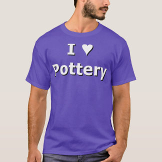 Camiseta SMandH 1173 I Love Heart Pottery