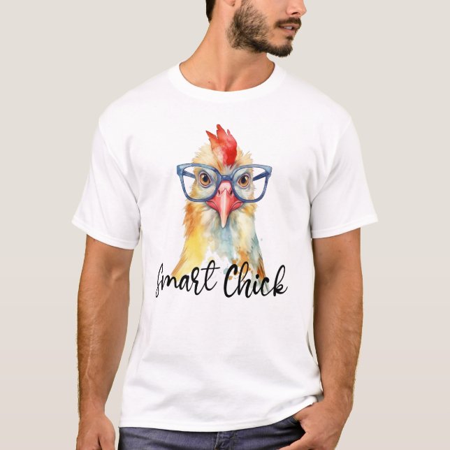 Camiseta Smart Chick Unisex Chicken Lover (Frente)