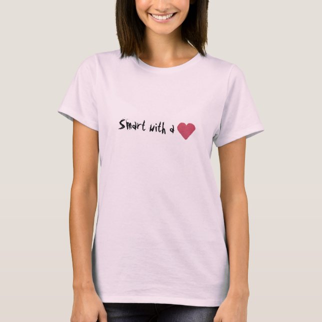 Camiseta Smart com um coração (Frente)