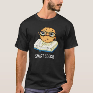 Camiseta Smart Cookie Funny Snack Pun Escuro BG