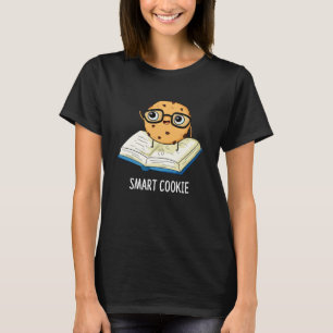 Camiseta Smart Cookie Funny Snack Pun Escuro BG