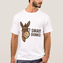 CAMISETA SMART DONKEY ENGRAÇADO