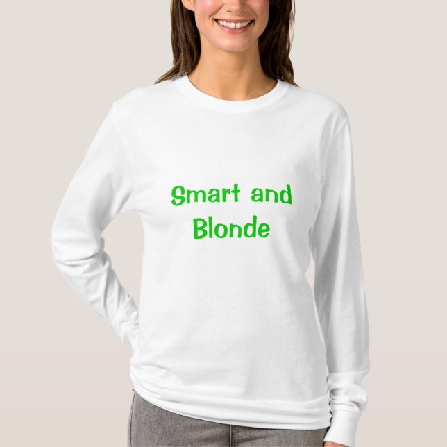 Camiseta Smart e louro (Frente)