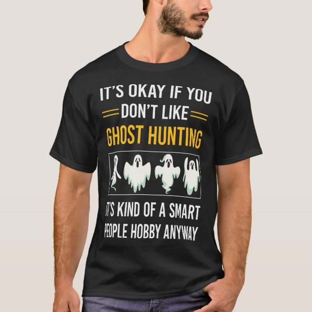 Camiseta Smart Pessoas Ghost Hunting Paranormal (Frente)