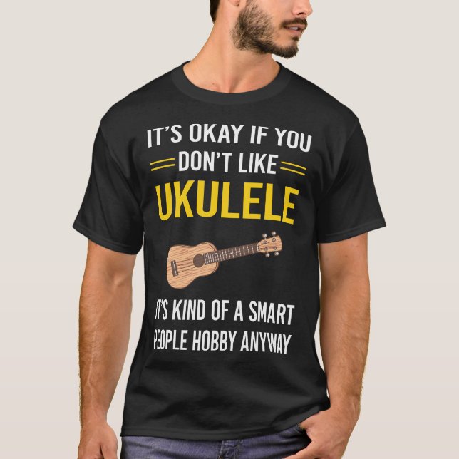 Camiseta Smart Pessoas Ukulele (Frente)