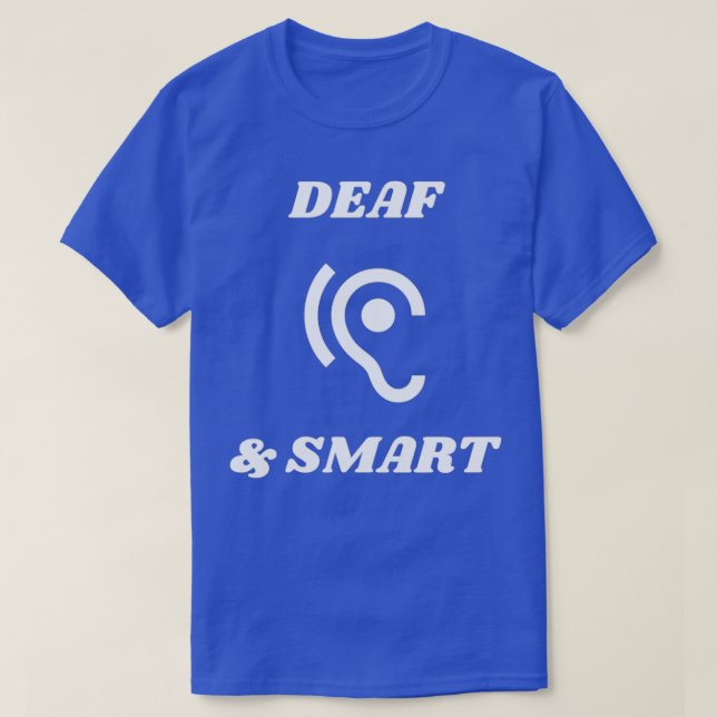 Camiseta Smart surdo (Frente do Design)