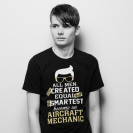 Camiseta Smartest Men torna-se um mecânico de aeronaves