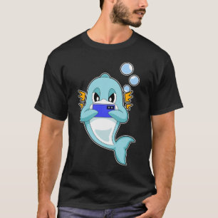Camiseta Smartphone Gamer de Golfinho
