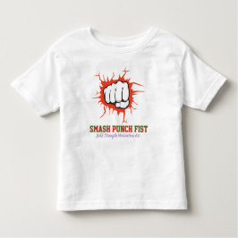 Camiseta Smash Punch Fist – Bold Strength Motivation Art