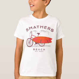 Camiseta Smathers Beach Key West Vintage Beach Surfing