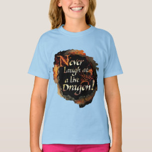 Camiseta SMAUG™ - Nunca rir do gráfico do logotipo