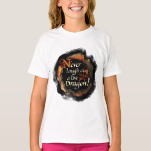 Camiseta SMAUG™ - Nunca rir do gráfico do logotipo