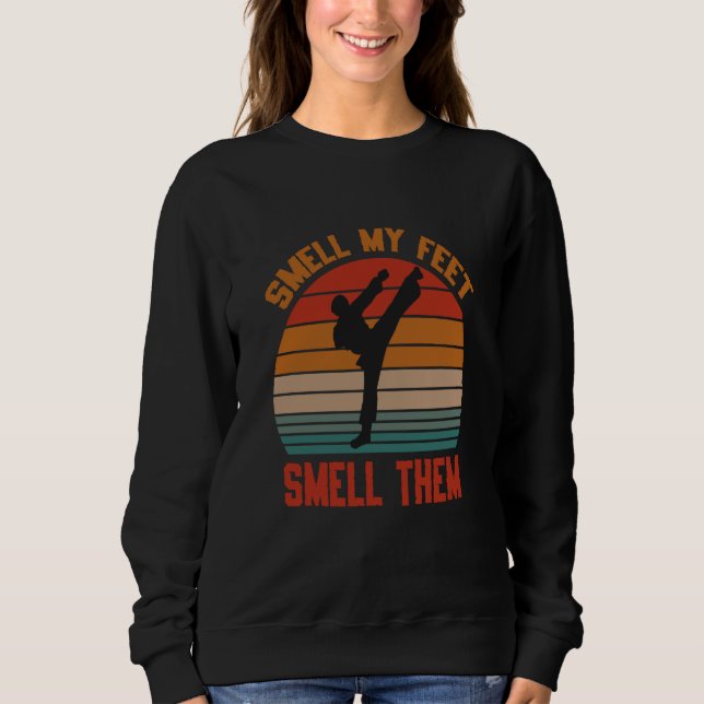 Camiseta Smell My Feet Smell Them Karate Martial Designs  7 (Frente)