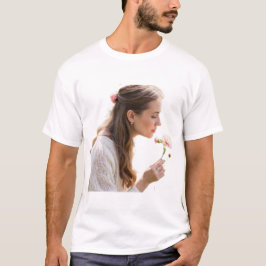 Camiseta smell the flowers