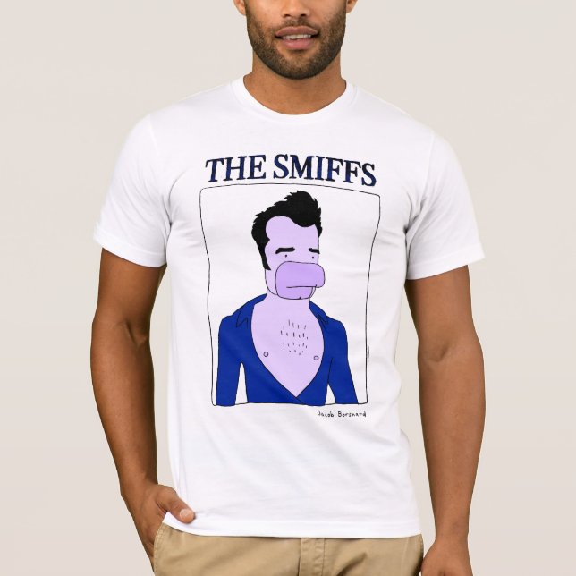 Camiseta Smiffs 2 no azul (Frente)