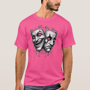 Camiseta SMILE AGORA CHORA MAIS TARDE Payaso Chicano Art Ga