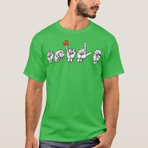 Camiseta SMILE ASL Sign Language Design 6