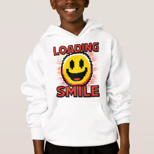 Camiseta Smile Carregando – Arte de Pixel Retro Face Sorrid