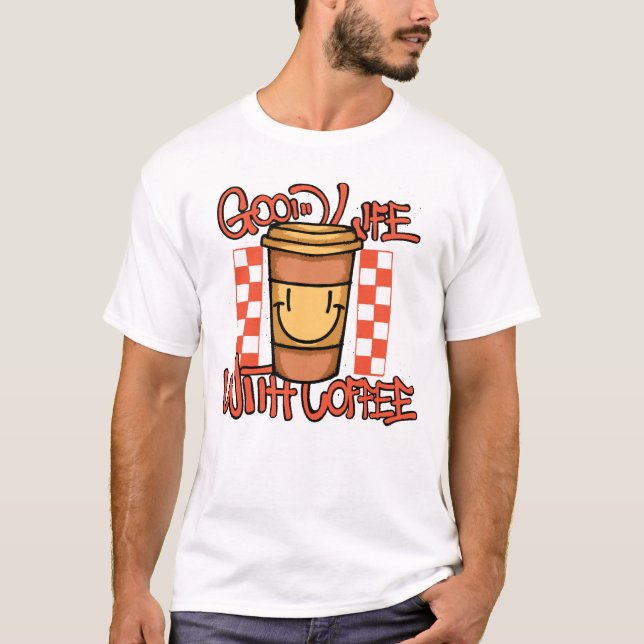 Camiseta Smile Coffee Cup Streetwear (Frente)