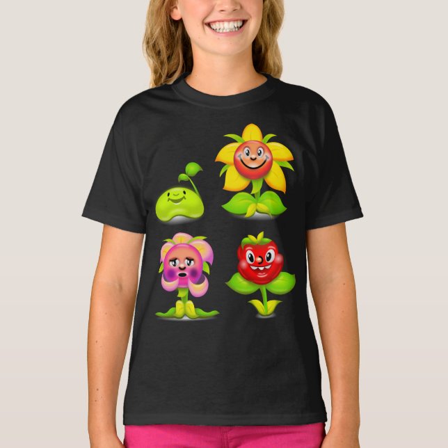 Camiseta Smile Flower (Frente)