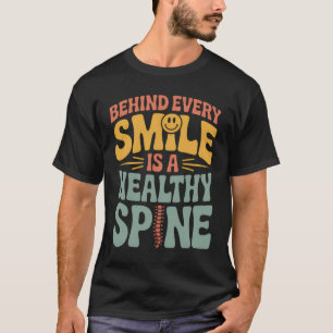 Camiseta Smile Healthy Spine Chiropractor Cote Design