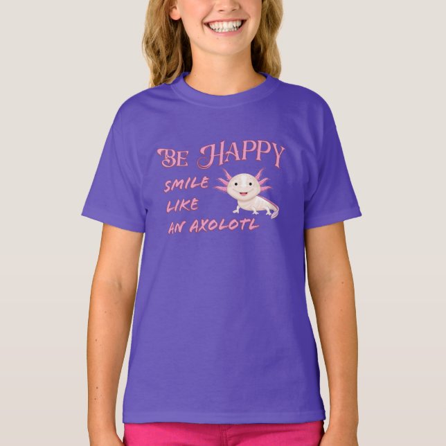 Camiseta Smile Like an Axolotl (Frente)