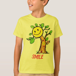 Camiseta "Smile Tree" - Víblias Positivas