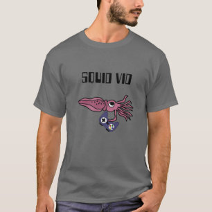 Camiseta Smilesanim Engraçado Púrpura Jogando Vídeo Jogo