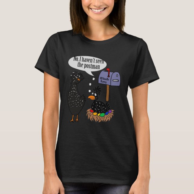 Camiseta Smiletea Henrietta Hussy Chicken Satire (Frente)
