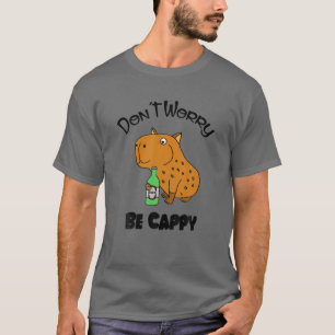 Camiseta Smileteesfunnya Engraçado Não se preocupe em ser C