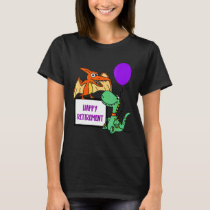 Camiseta Smileting Happy Retirement Trex Dinossaur P