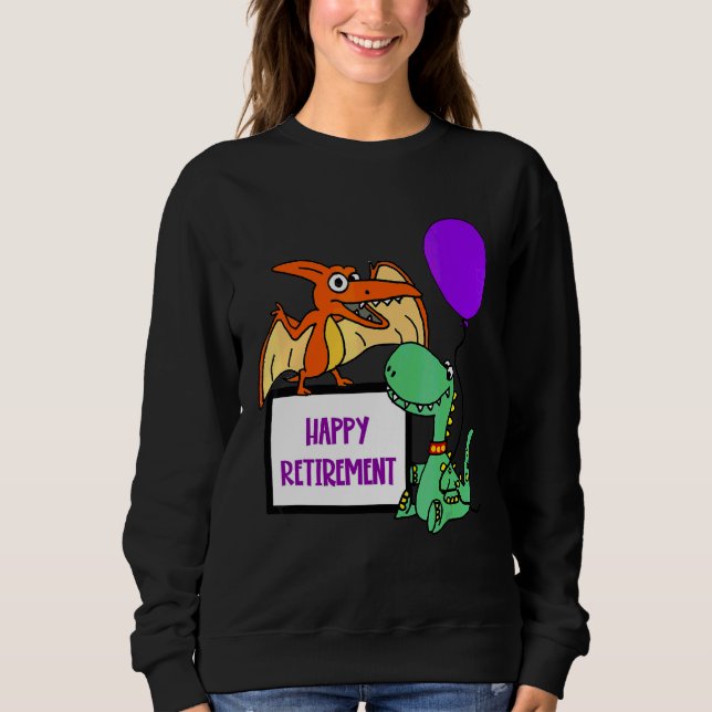 Camiseta Smileting Happy Retirement Trex Dinossaur P (Frente)