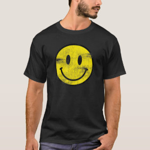 Camiseta Smiley face Vintage Retro Feliz Anos 80 Estheti Do