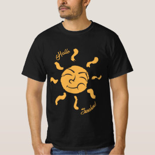Camiseta Smiling Cartoon Sunshine