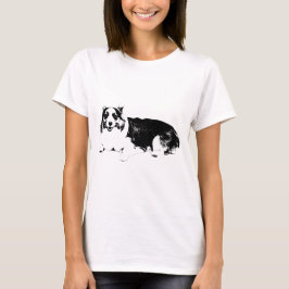 Camiseta Smiling Corgi at Ease