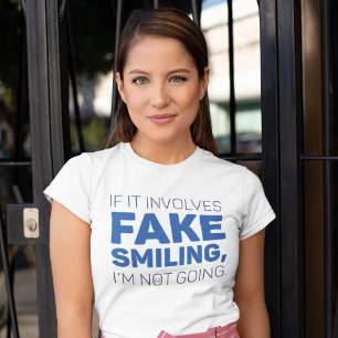 Camiseta Smiling falso