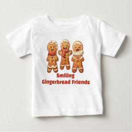 Camiseta Smiling Gingerbread Friends